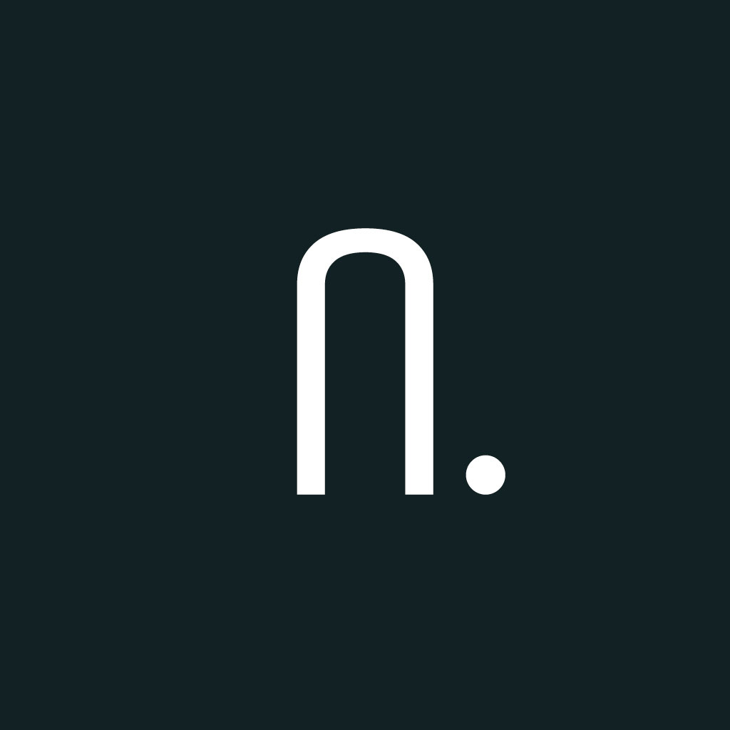 Das Bild zeigt das Neuland Logo in schwarz weiß.